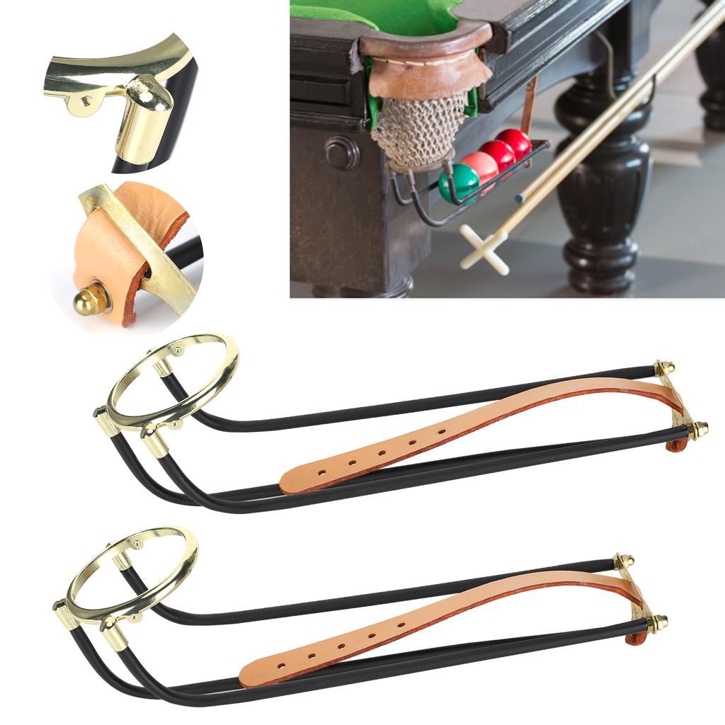 6Pcs Billiard Table Ball Falling Rail Pocket Snooker Pool American Style Bronze Brass