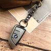 Keychain Accessories Genuine Leather Key Holder Cowhide Keychain for Bags Vintage Key Ring Holder Simple Keyring Small Gifts