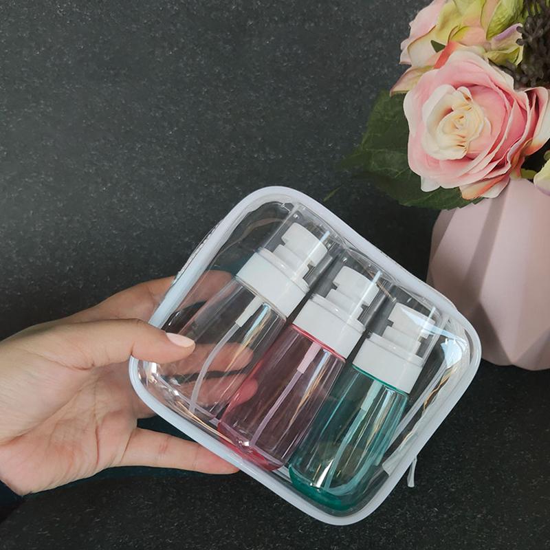 Transparent Pvc Bags Travel Organizer Clear Makeup Bag Beautician Cosmetic Bag Beauty Case Toiletry Bag Make Up Pouch Wash Bags