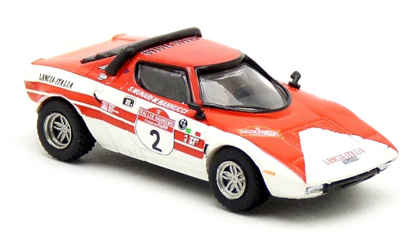 

Brekina HO Scale Lancia Stratos HF Rally San Remo Rally 1/87 #2, 1974,