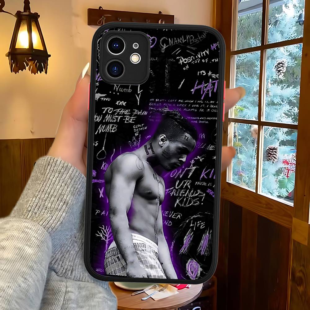 

Rapper X-XXXTentacionS For IPhone Air 16 15 14 Plus 13 12 11 Pro Max Matte Cover Jelly Shockproof Phone Case iphone 14