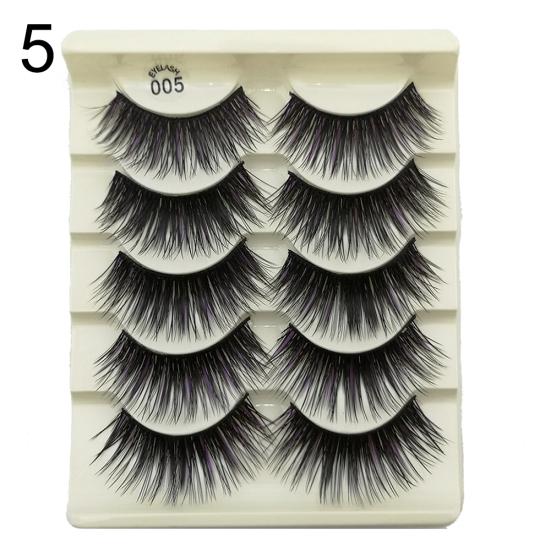Fashion Thick False Eyelashes Long Natural Lashes Extensions for Women Girls
