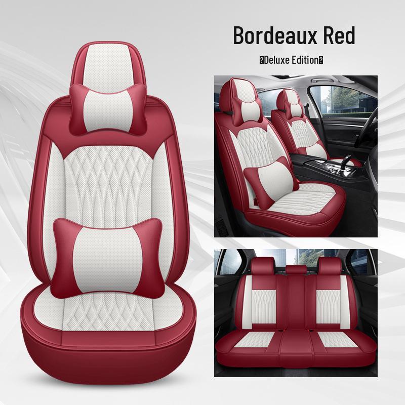 Universal Nappa Leather Car Seat Cushion No. 17 – Full Wrap, Full Leather Sports Seat Cover