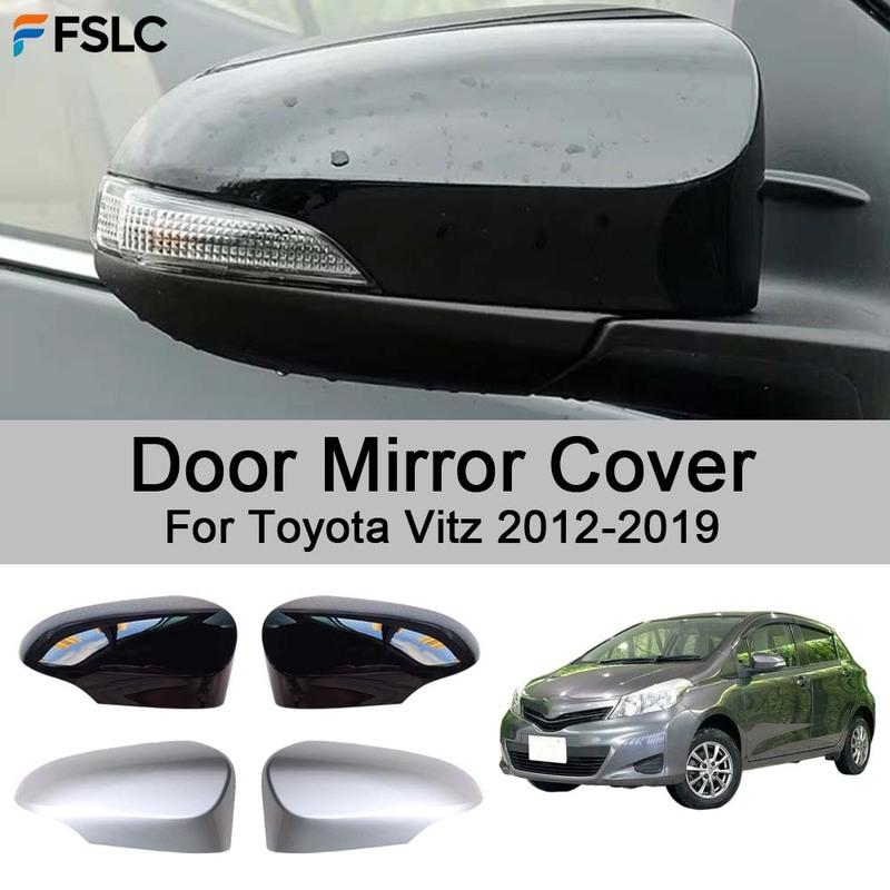 Car Decoration Door Mirror Cover For Toyota Vitz 2012- Car Rearview Accessories Styling Upgrade Modify A Car