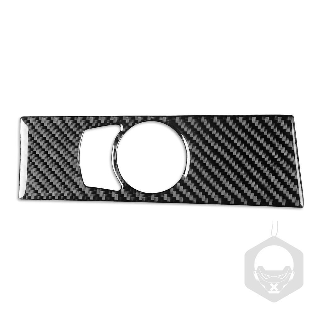 Headlight Switch Panel Cover Trim Sticker Real Carbon Fiber For BMW 5 Series E60 2004 2005 2006 2007 Car Interior Accessories