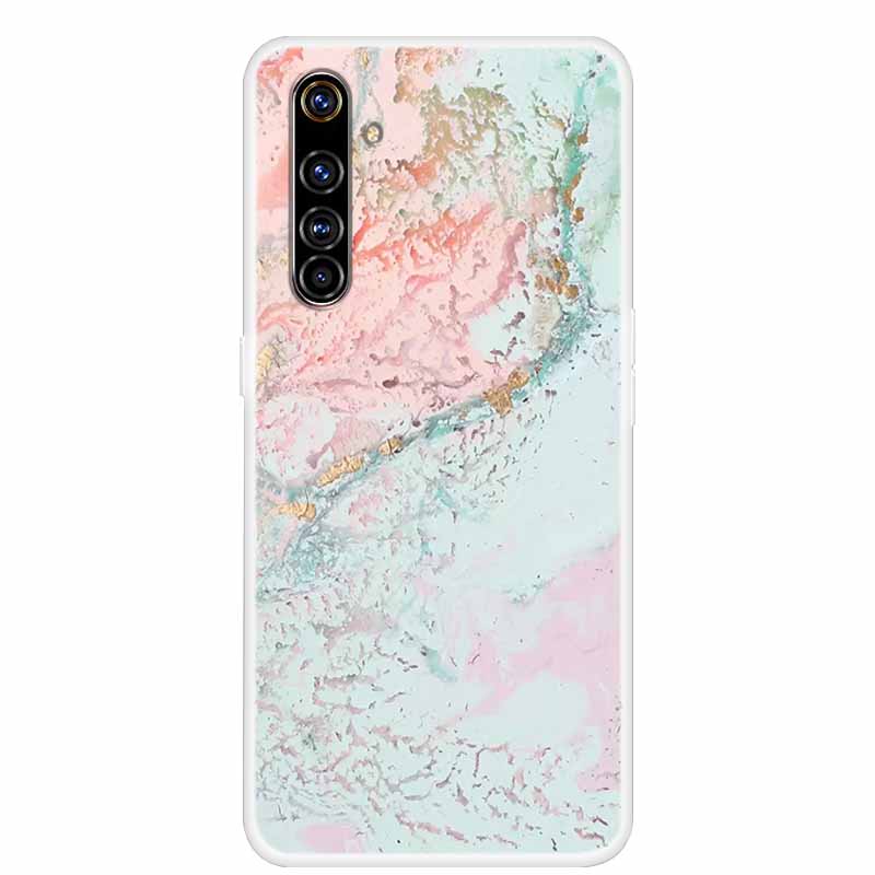 For Realme X50 Pro 5G Case 6.44" Marble Soft TPU Silicone Clear Phone Case for OPPO Realme X50 5G Back Cover X50 Pro Transparent