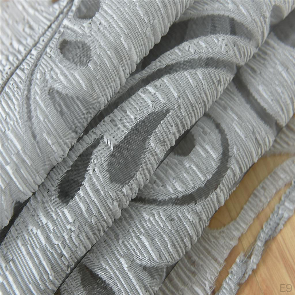 Grommet Floral Textured Bay Window
