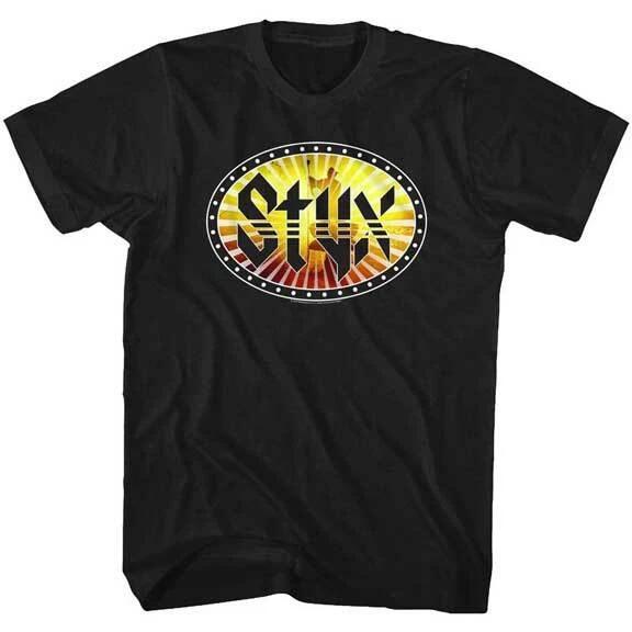 Styx Ferryman Emblem Badge Men s T Shirt Rock Music Concert Merch M