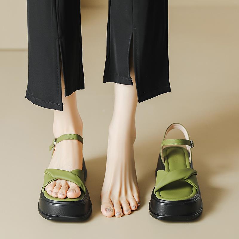 Women Fashion Casual Platform Sandals Summer Open Toe Comfortable Walking Shoes