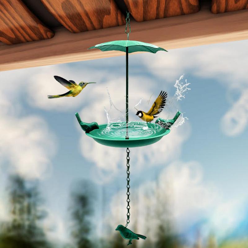 Outdoor Bird Feeder Bird Food Bowl Bird Feeder Wild Bird Feeders Squirrel-Proof Garden Decor Iron Outdoor Bird Baths Bird