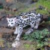 Children's Educational Realistic Animal Toy: Tiger, Caracal, Wild Cat Ornament.