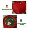 Nova caixa de doces de Natal, caixa de presente de Natal, caixa de doces de papelão com alça de couro, suprimentos para presentes de festa de fim de ano, caixa de presente de Natal