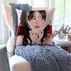 1pc Korean Singer IU Pillow Case Square Pillow Bedroom Sofa Leisure Comfort Cushion Car Living Room Home Decoration 40X40