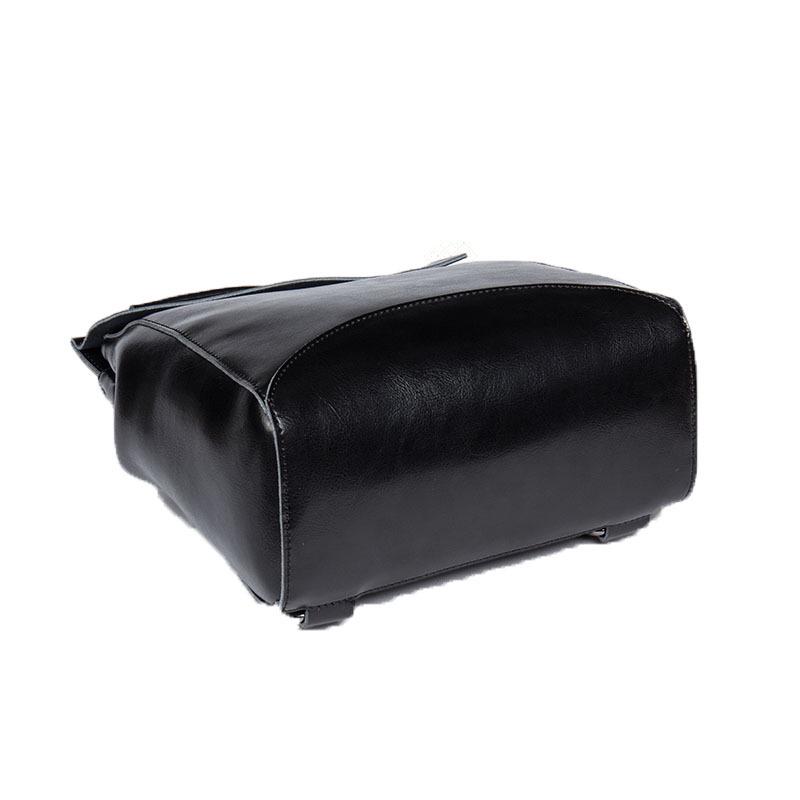 2026 Women's Fashion Cowhide Backpack: European & American Style