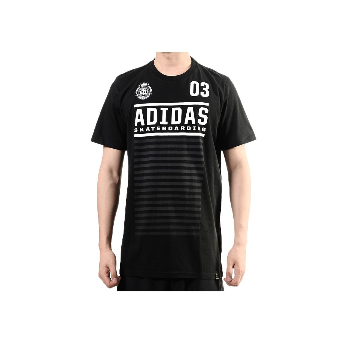 

Adidas Summer Trefoil Crew Neck T-Shirt Men Tops BJ8697 S