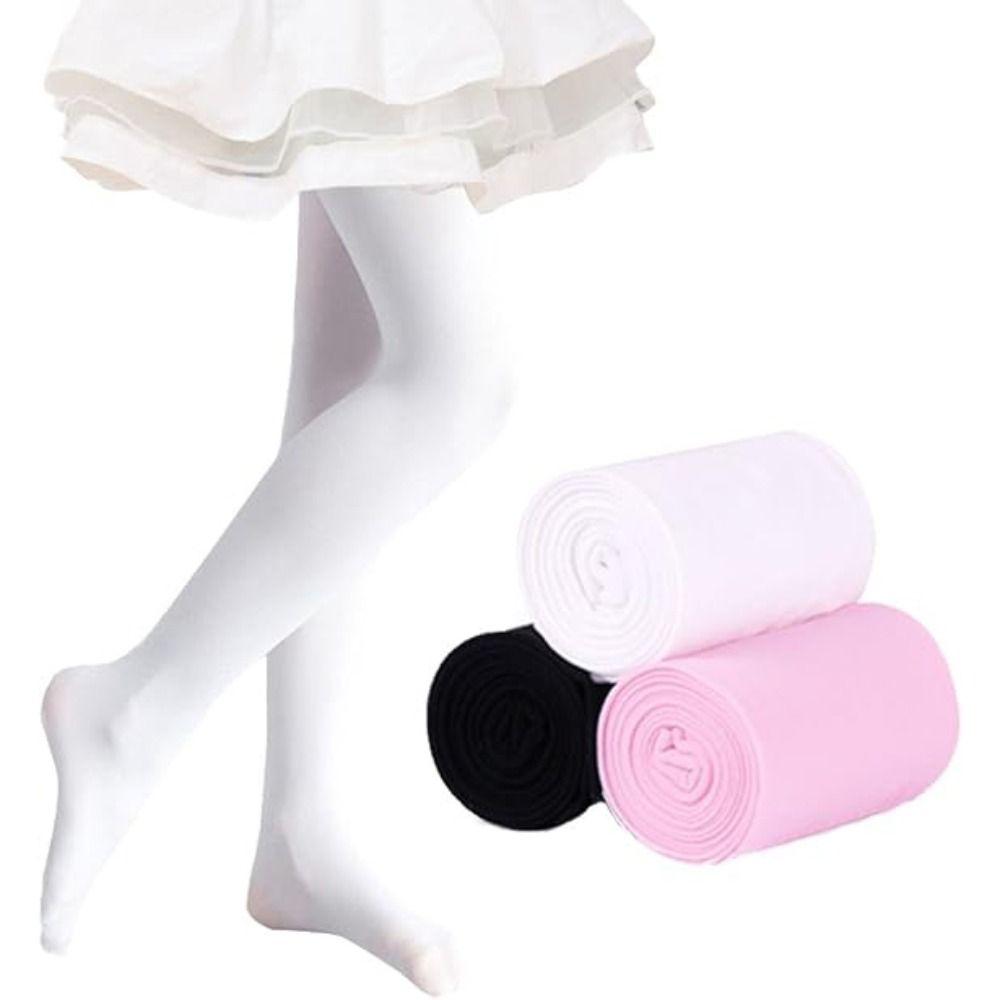 Solid Color Kids Dance Tight Thin Ballet Stocking Durable Kids Pantyhose Ballet  Spring