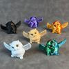 Cute Mini Owl Ornament Plastic Desktop Decorations Car Home Bonsai Decorations 3D Printing Creative and Novel Gifts