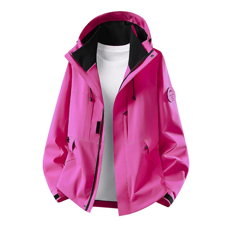 2026 Unisex 3-in-1 Hooded Windbreaker: Versatile Outdoor Jacket