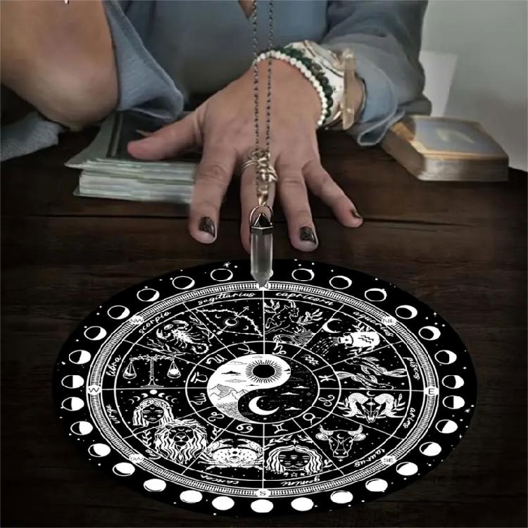Healings Stone Energy Generators Altars Tarots Symbol Moonphase Altars Tarots Card Pad Dowsing Pendulums Ceremony Mat