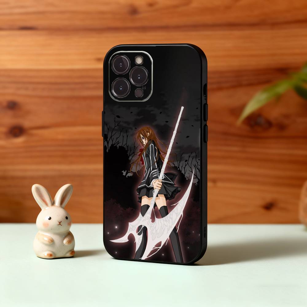 Anime V-Vampire K-Knight Phone Case For iPhone17,16,15,14,13,12Plus,Pro Max,XS,5G Soft Silicone Black Cover