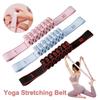 Elastic Yoga Stretching Belt Digital 10/12 Grid Resistance Band Adjustable Yoga Pull Strap for Yoga Latin Dance Gymnastics