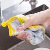 Oboustranná melaminová houbička na mytí nádobí Opakovaně použitelná Omyvatelná Čisticí nástroje Kuchyňské houbičky na mytí nádobí Nádobí Kartáč na hrnce