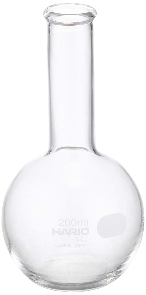 HARIO Flat-Bottom Flask, 200ml, HF-200-SCI