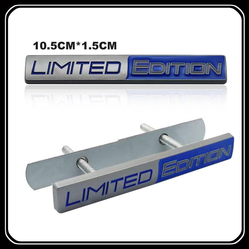 New Style Limted Edition Emblem Metal Car Body Sticker Grille Badge Decoration For Audi Toyota VW Hyundai Benz Ford Land Rover