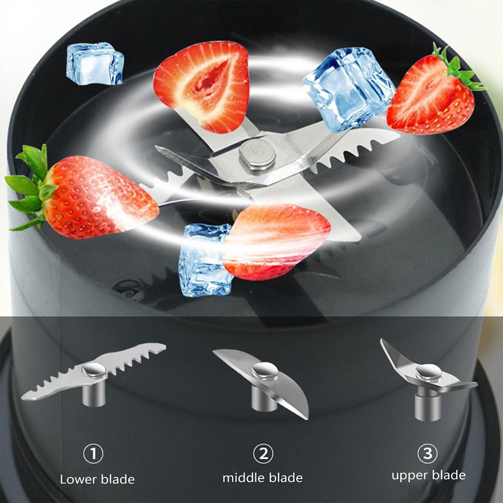 1pc Portable Juicer, Mini Blender, Mini Ice Crusher, Easy To Clean, Suitable for Travel, Fresh Juice, Kitchen Supplies, Kitchen