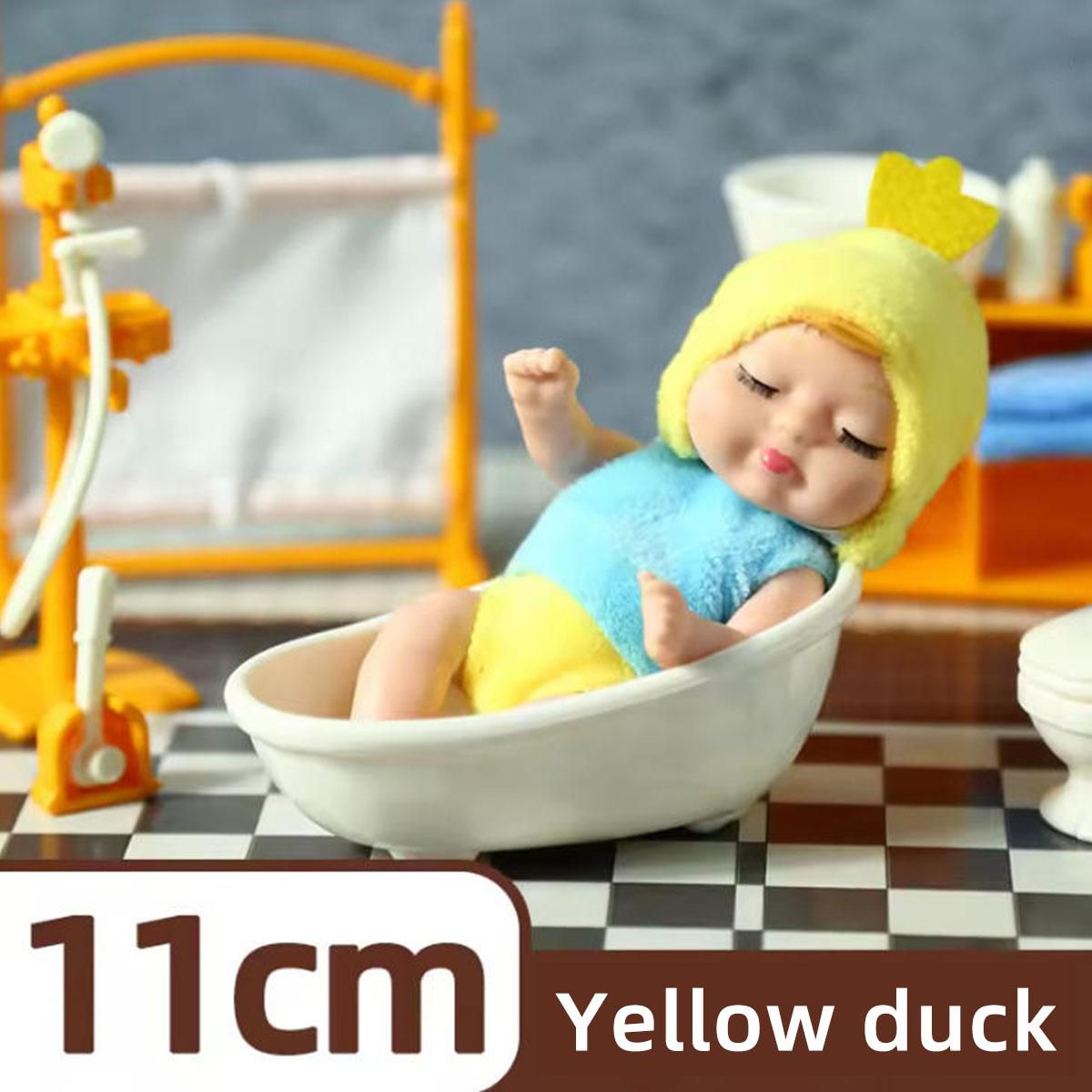 1/6PCS Simulated Rebirth Doll Animal Clothing Doll Mini Cute Cartoon Animal Toys Suitable For Birthday Parties And Festival Gift