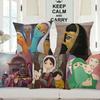 Middle East Folklore Art Oriental Woman Portrait Painting Cushion Covers Decorative Pillows For Sofa