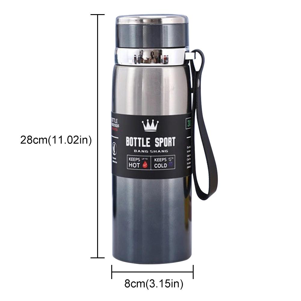 1L Thermal Bottle Stainless Steel Water Bottle Keep Cold Hot Coffee Thermos for Water Tea Vacuum Flasks Sports Thermos Bottle