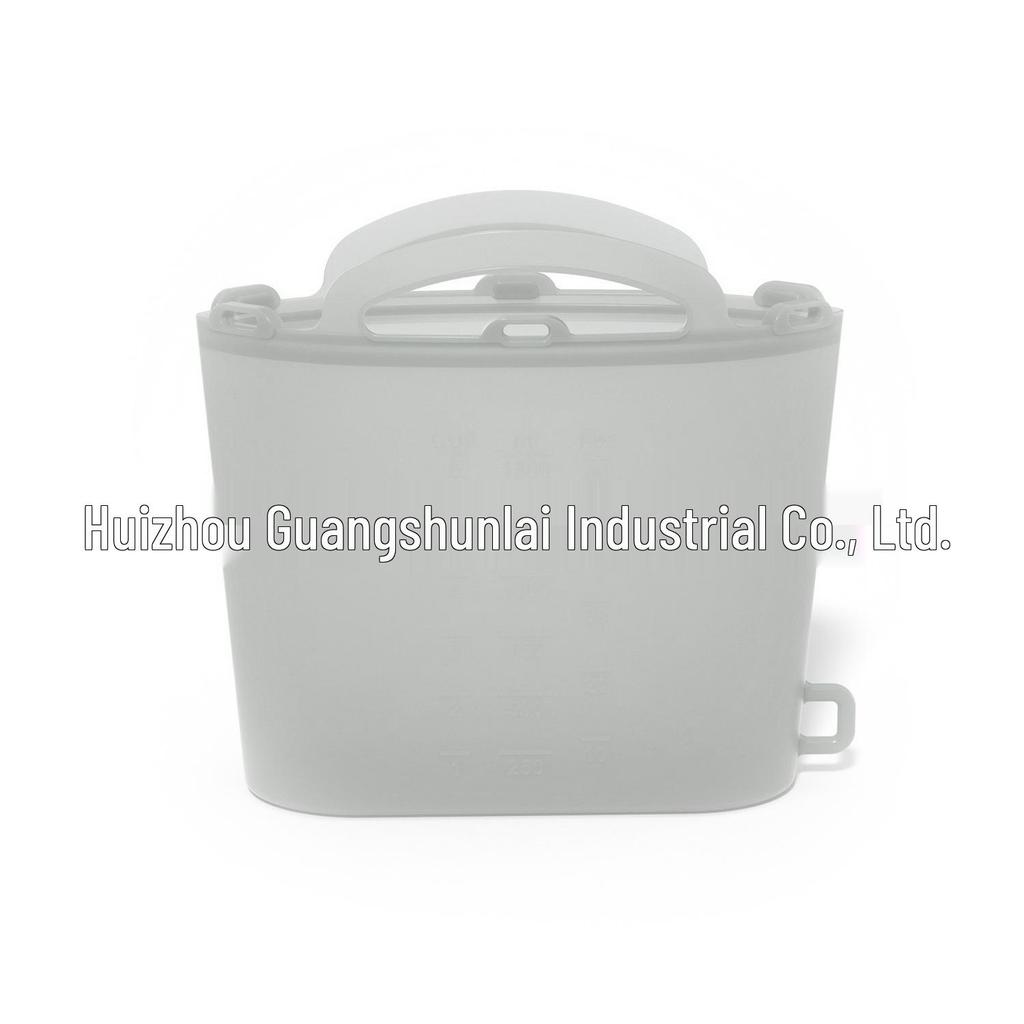 Silicone Ice Cube Tray with Lid: 4-Grid Frozen Soup & Food Storage Box