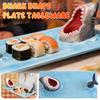 Einzigartige Haiform Teller Lustige Dekorative Keramik Sushi Teller Für Dessert, Käsesnacks, Obst, Gemüse Wohnkultur Zubehör