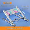 Portable Silent Aluminum Laptop Cooler Stand with RGB Lighting