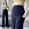 0 Maternity Pants High-waisted Jeans Casual Wide-leg Pants Autumn Wear Straight Pants No Belly Support Pants Autumn Trousers