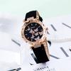 New Trendy Women's Watch Fashionable And Simple Wristwatch With Butterfly Strap Quartz Movement Characters)
