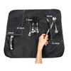 Chef Cutter Case Large Capacity Multi Slots Stain Resistant Sturdy Handle Easy To Carry Storage Oxford Cloth Strong Bearing Chef Roll Bag Kitchen