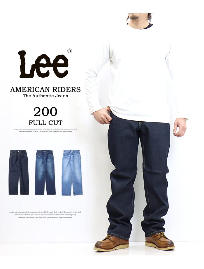 Lee Jeans AMERICAN RIDERS 200 Denim Pants Loose Navy Men's