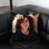 JJulia Roberts Cushion Cover Pillow Case Antidustmite Invisible zipper silky plush cushion