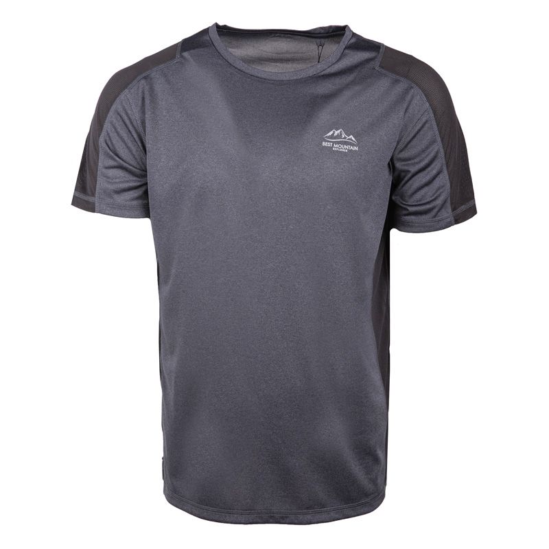 Tee shirt technique insertions contrastantes Homme BEST MOUNTAIN