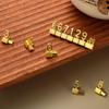 12Pcs Jewelry Store Price Tag Cube Number Signs Adjustable Assembly Tool for Retail Counter Display