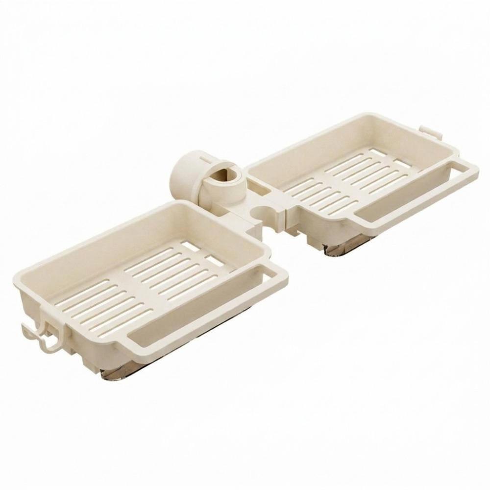 Adjustable Sink Drain Rack Hanging Faucet Drain Rack Sink Faucet Organizer  for Kitchen