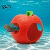 Vivid Fruit Shaped Tank Decor Aquarium Hide Cave, Apple Pitaya Fish Hideout, 3D Cave Decorations Printed Decorative for Betta And Shrimp Realistic
