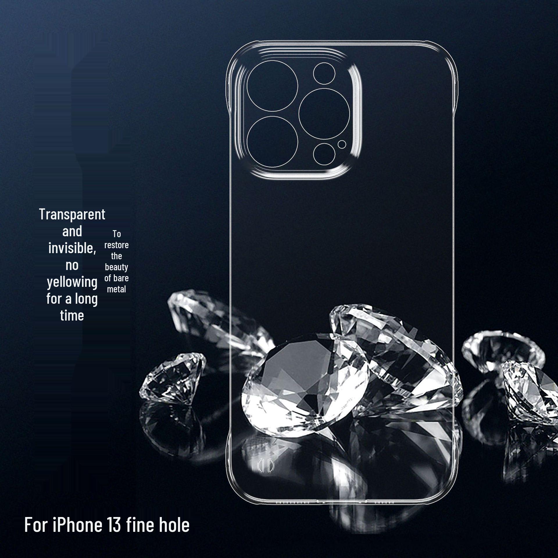 

Apple iPhone17 Transparent Frameless Protective Case for 12 Mini/15/15 Pro Max iPhone 12