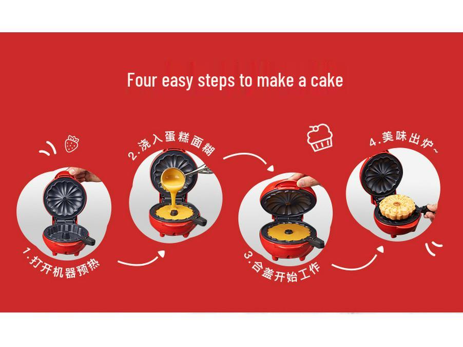 Multifunctional Breakfast Maker: Cake, Bread, Toaster, and Waffle Machine