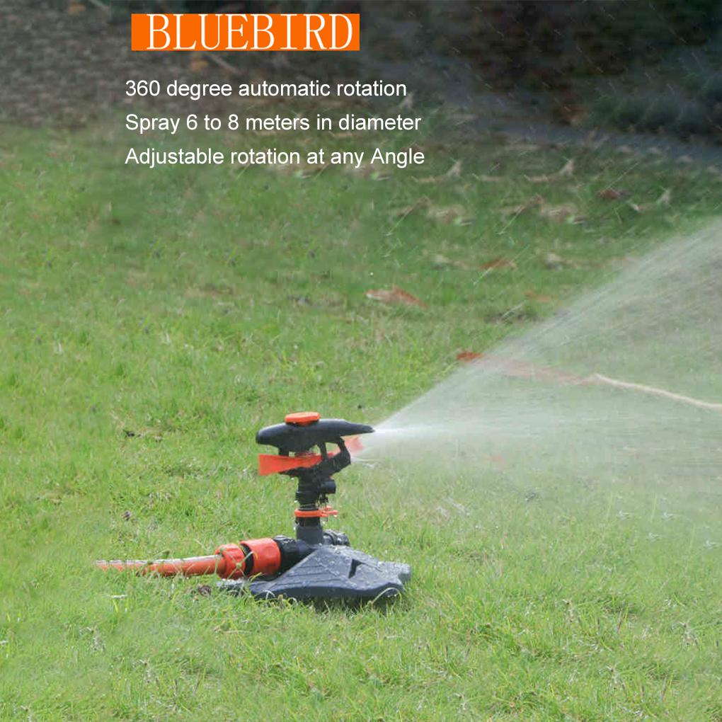 Orange 360 Degree Effortlessly Rotating Orange Rotating Nozzle Watering Made Hose Series New 360 Automatic Sprinkler