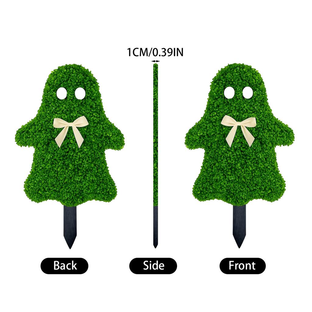Halloween Ghosts Garden Decorations, Halloween Ghosts Yard Signs With Stake, Outdoor Decorations Signs For Lawns Decor Yard Garden Decor