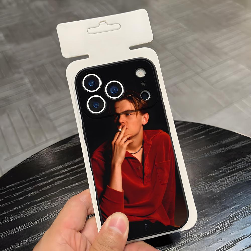 

H-handsome L-Leonardo Phone Case For IPhone 17 Air 16 E Pro Max 15 14 13 Mini 12 Pro 11 Max Plus Black Soft Shell iPhone17 Air