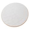 17.7in RV Round Table Top Solid Wood Anti Slip with Mounting Screws Dinning Tabletop for Boats Yachts Deck
